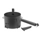 Stove with a diameter of 410 mm with a pipe for a cauldron of 16 liters в Смоленске