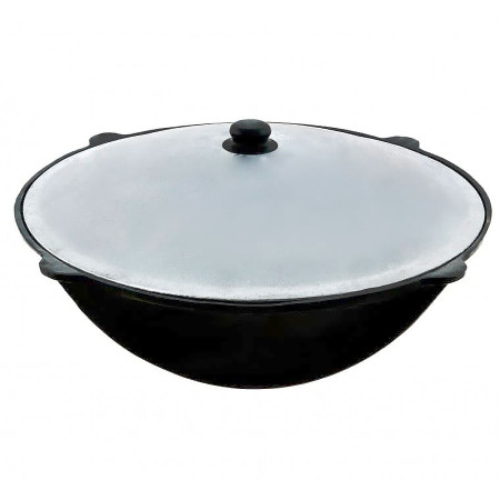 Uzbek cast iron cauldron 10 l round bottom в Смоленске
