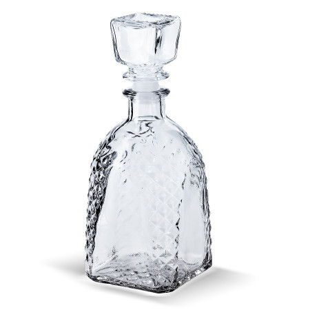 Бутылка (штоф) "Арка" стеклянная 0,5 литра с пробкой  в Смоленске