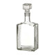 Бутылка (штоф) "Кристалл" стеклянная 0,5 литра с пробкой  в Смоленске